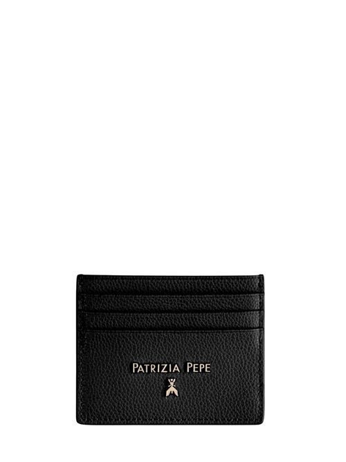 Porta carte di credito in pelle Nero Patrizia Pepe | CQ7001 L001K103